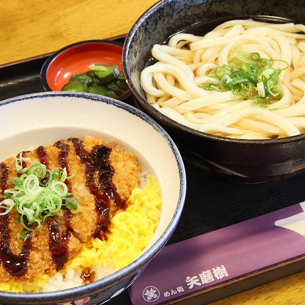 タレかつ丼+かけうどん